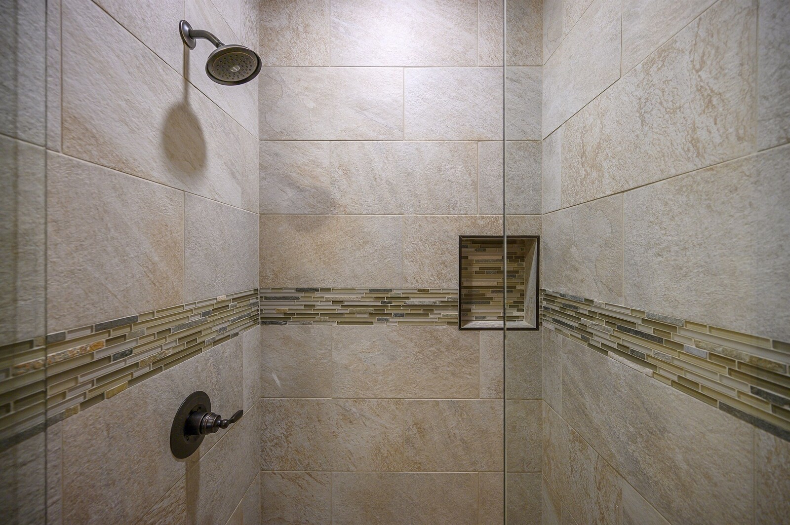 Emerald Escape shower with handheld showerhead